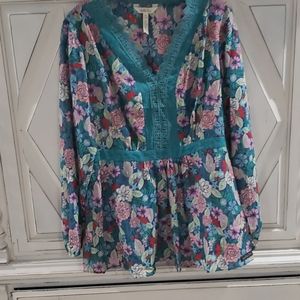 NWOT Matilda Jane Floral Top Size L